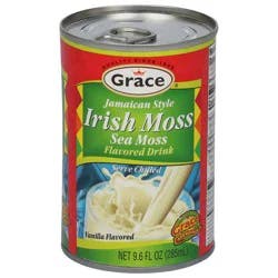 Grace Jamaican Style Irish Moss Sea Moss Vanilla Flavored Flavored Drink - 9.6 fl oz