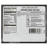 slide 2 of 9, Fresh From Meijer 80/20 Ground Beef Patties, 4 ct