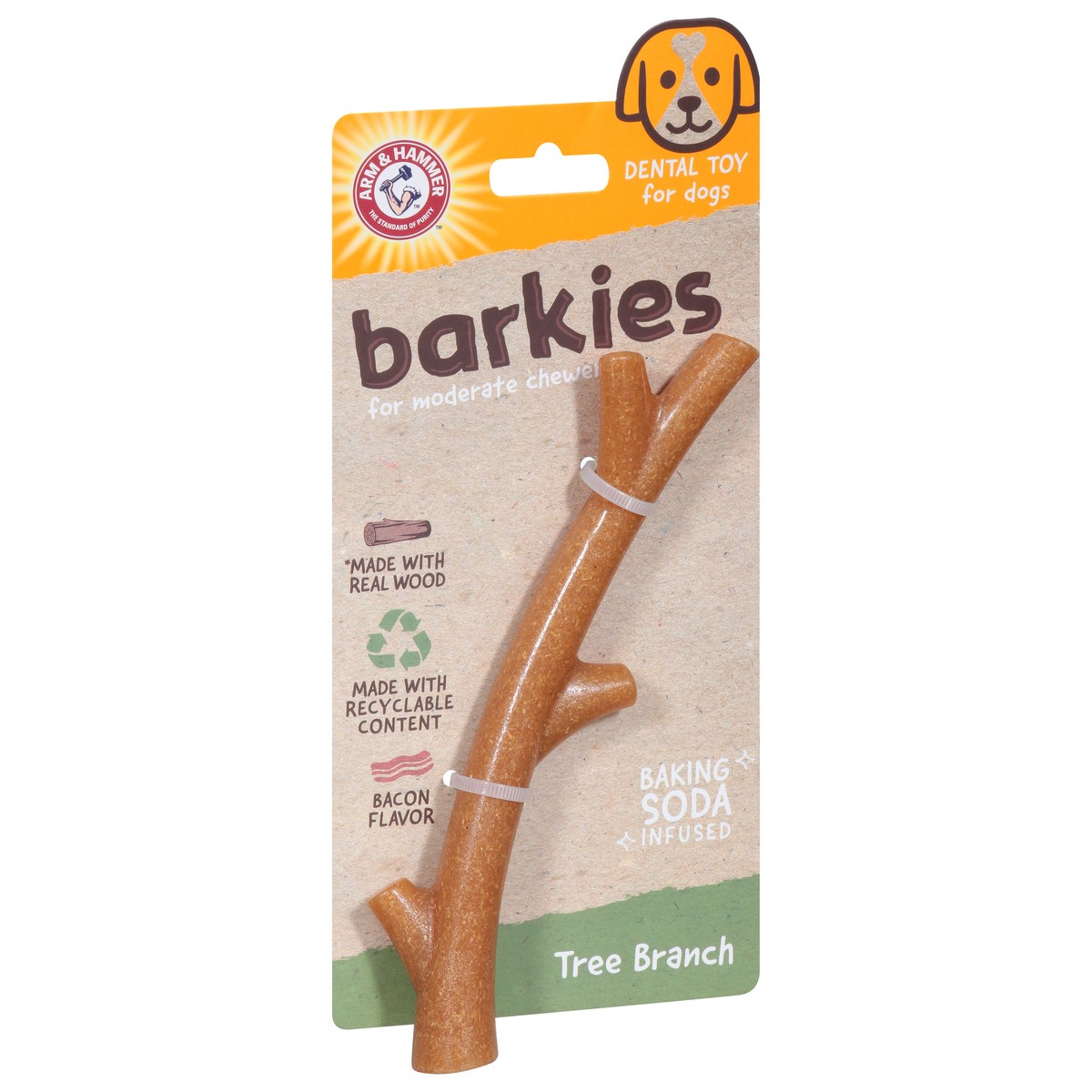 slide 2 of 9, ARM & HAMMER Barkies Tree Branch Dental Toy 1 ea, 1 ct