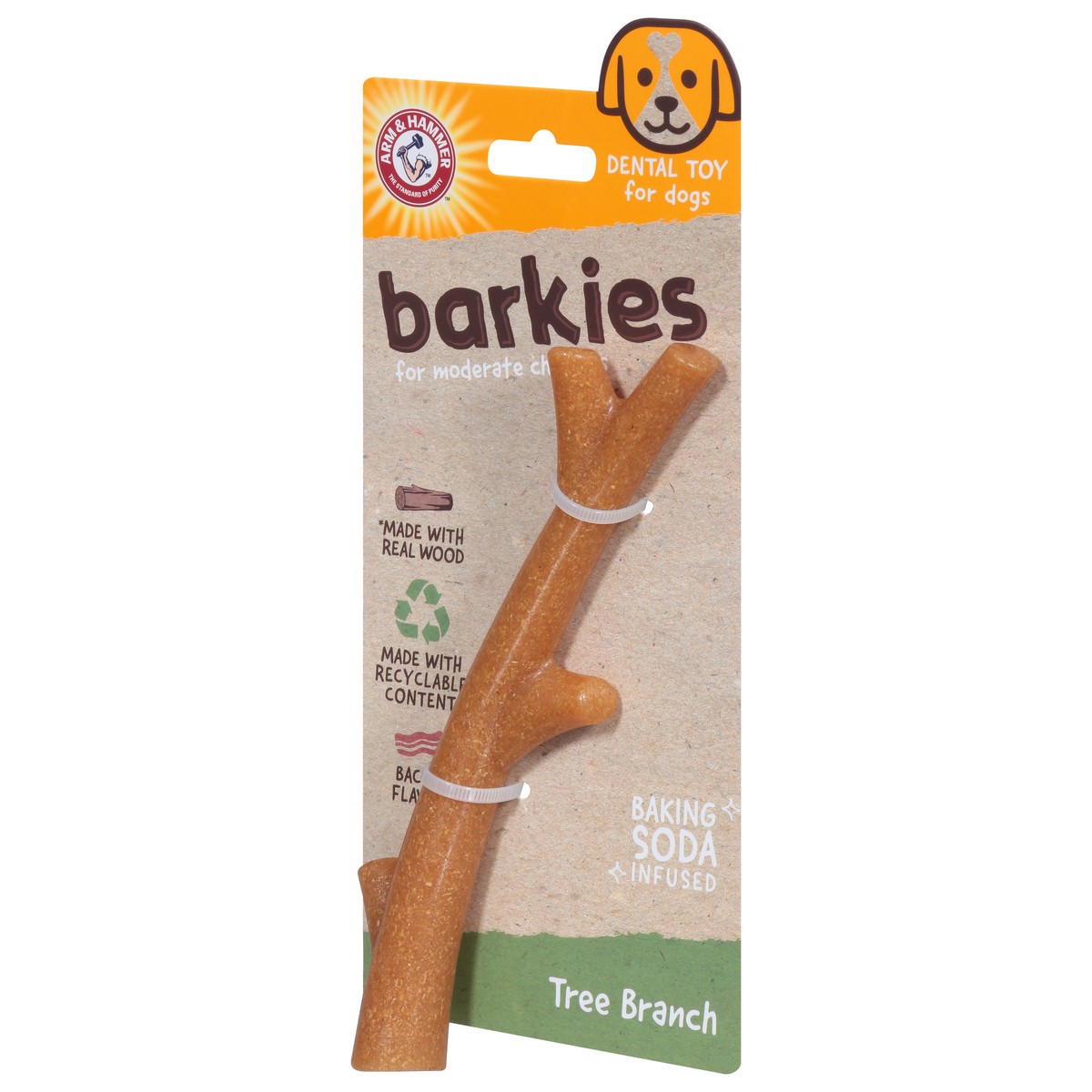 slide 3 of 9, ARM & HAMMER Barkies Tree Branch Dental Toy 1 ea, 1 ct