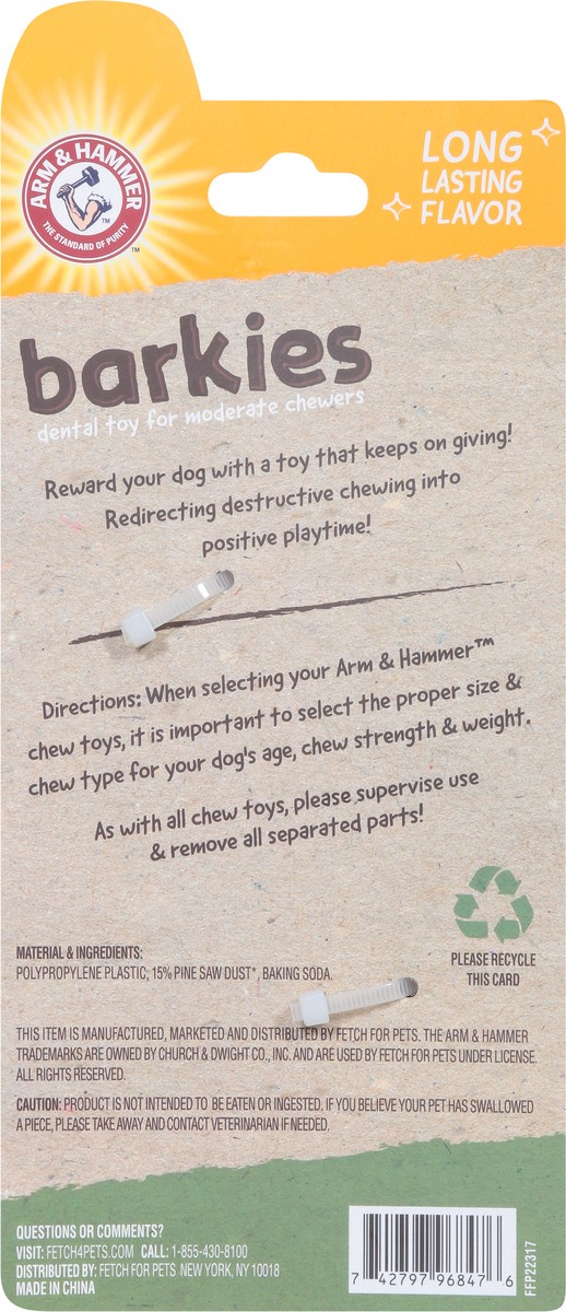 slide 5 of 9, ARM & HAMMER Barkies Tree Branch Dental Toy 1 ea, 1 ct