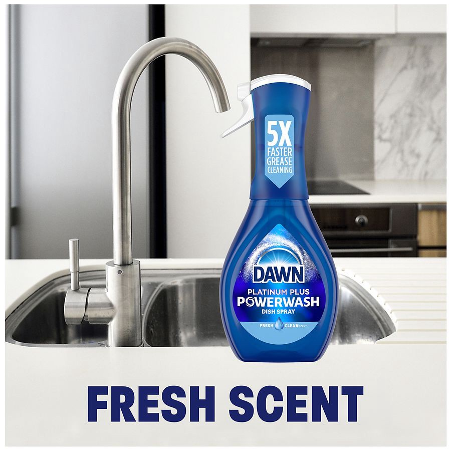 slide 3 of 5, Dawn Powerwash Fresh Dish Spray, Liquid Dish Soap Refill, 16 Fl Oz, 1 pint