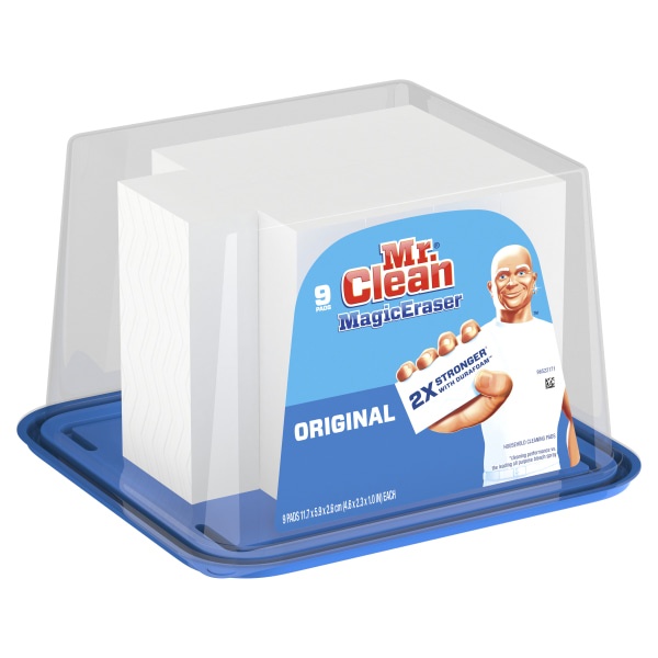 slide 6 of 6, Mr. Clean Magic Eraser Original Cleaning Pads with Durafoam, 9 ct