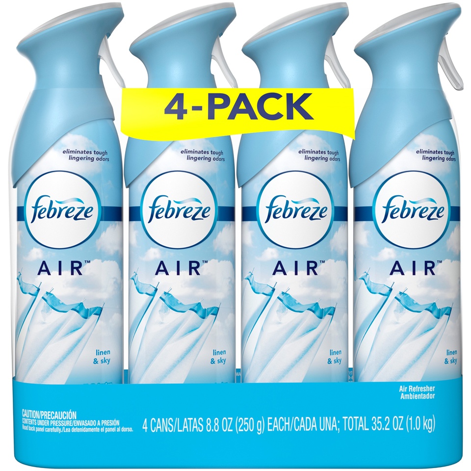 slide 1 of 1, Febreze Air Effects Linen & Sky, 