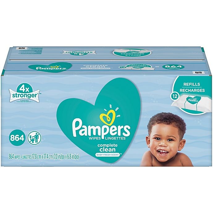 slide 1 of 5, Pampers Baby Fresh Baby Wipes, 864 ct