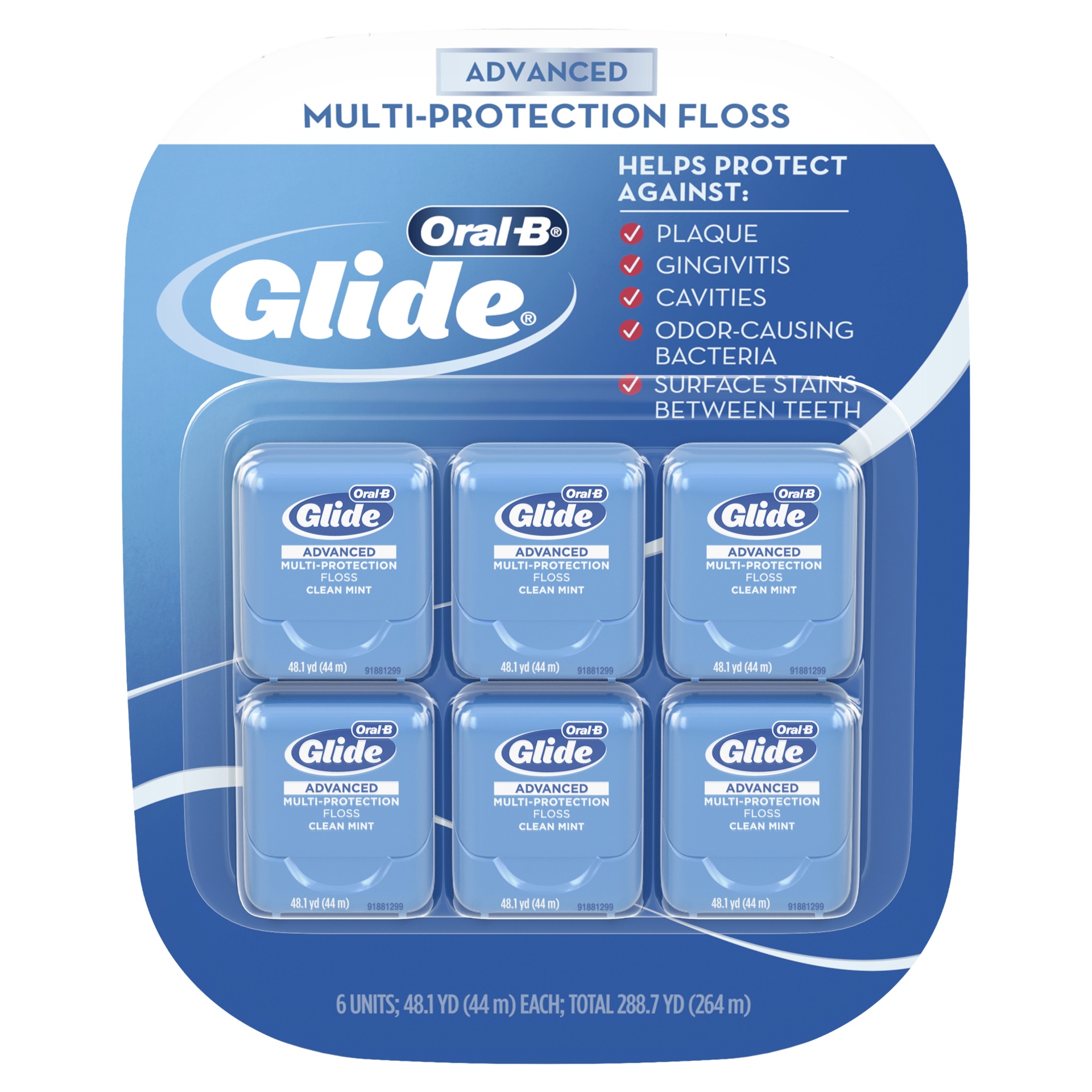 slide 1 of 1, Procter & Gamble/Gillette Oral-B Glide Pro-Health Advanced Floss, 