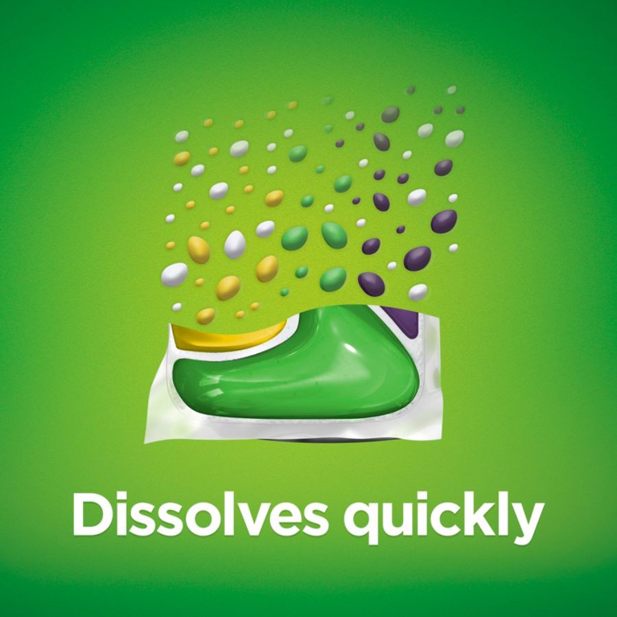 slide 8 of 10, Cascade Dishwasher Detergent, Lemon Scent, Action Pacs 30 Pacs, 30 ct