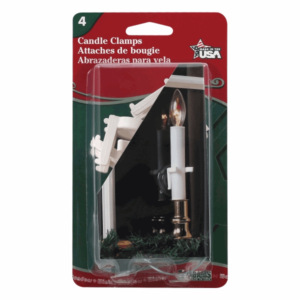 slide 1 of 1, Adams Candle Clamps, 1 ct