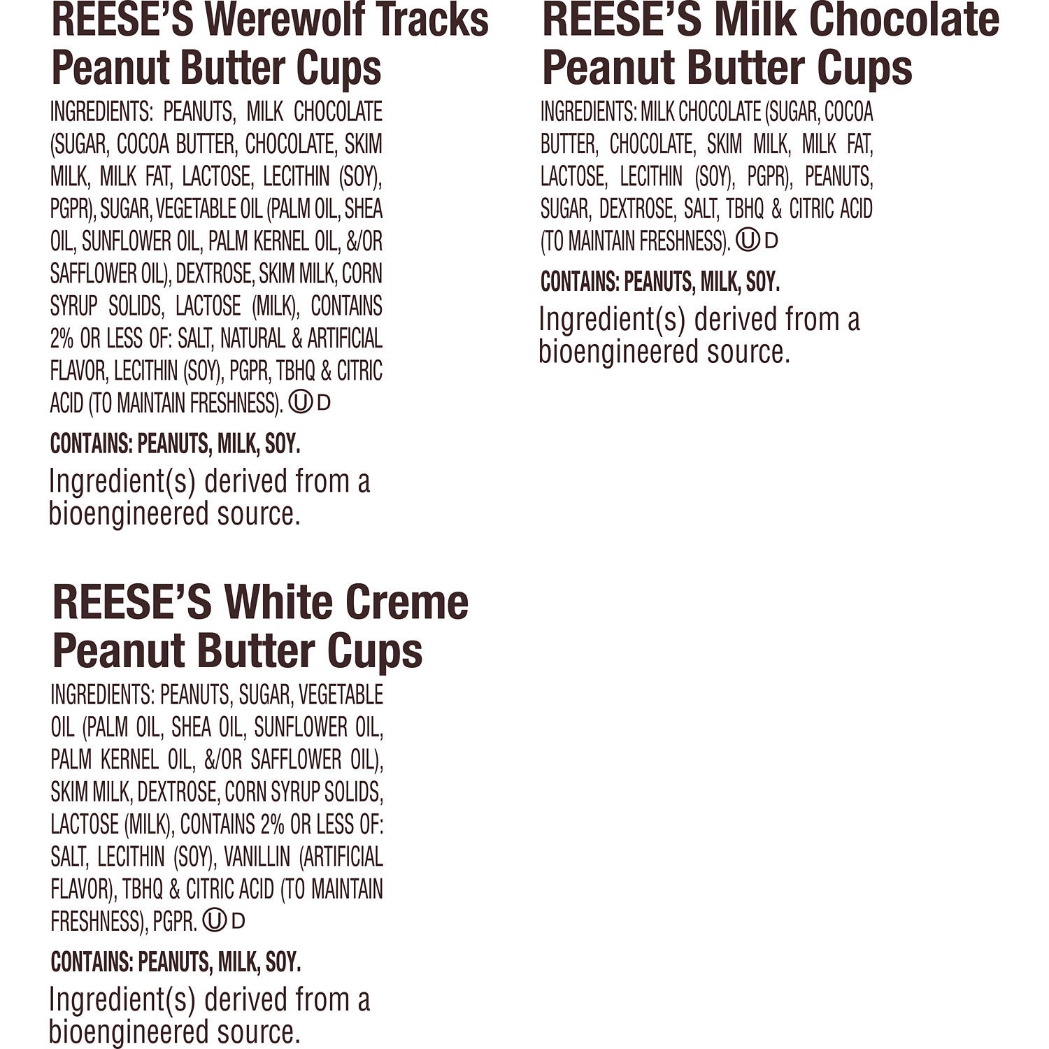 slide 2 of 4, Reese's Assorted Flavored Snack Size Peanut Butter Cups, Halloween Candy Bulk Bag, 35.75 oz (65 Pieces), 65 ct