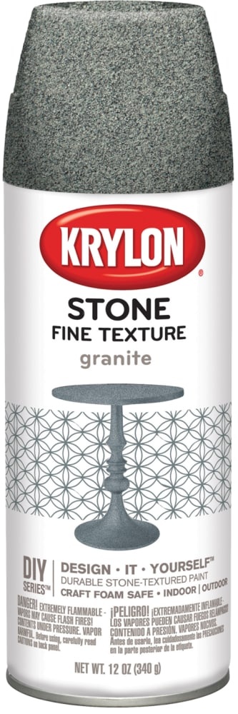 slide 1 of 1, Krylon Stone Fine Texture Spray Finish - Granite - 12 Ounce, 12 oz