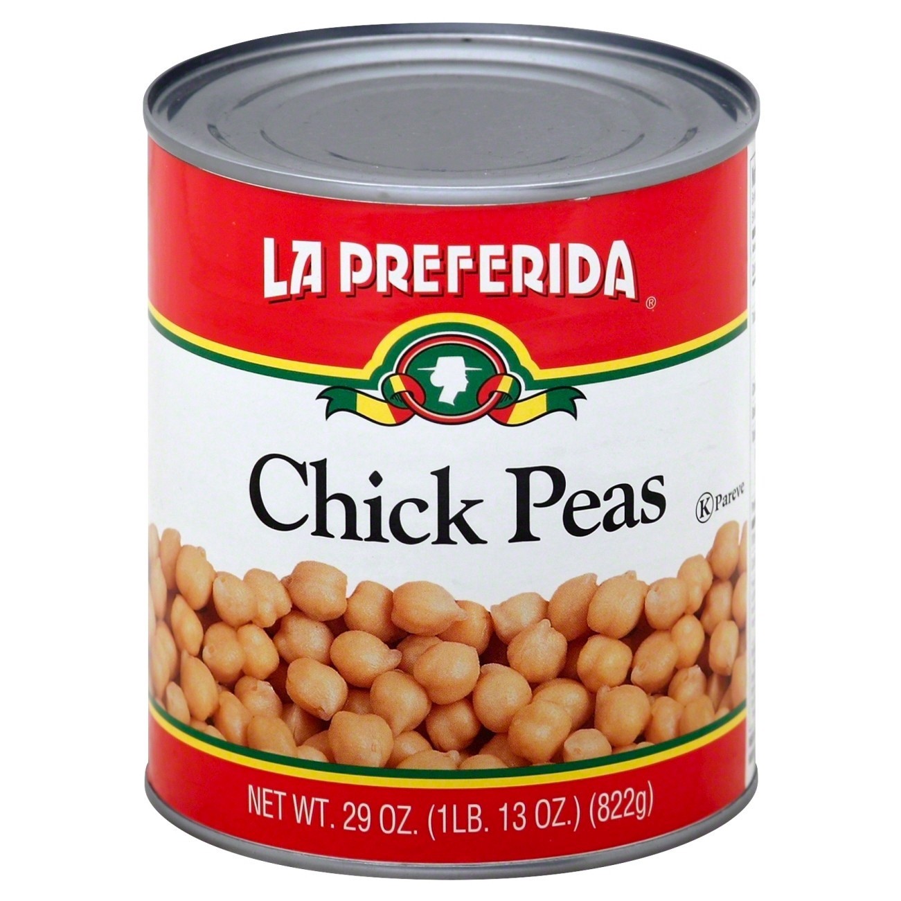 slide 1 of 4, La Preferida Chick Peas, 29 oz