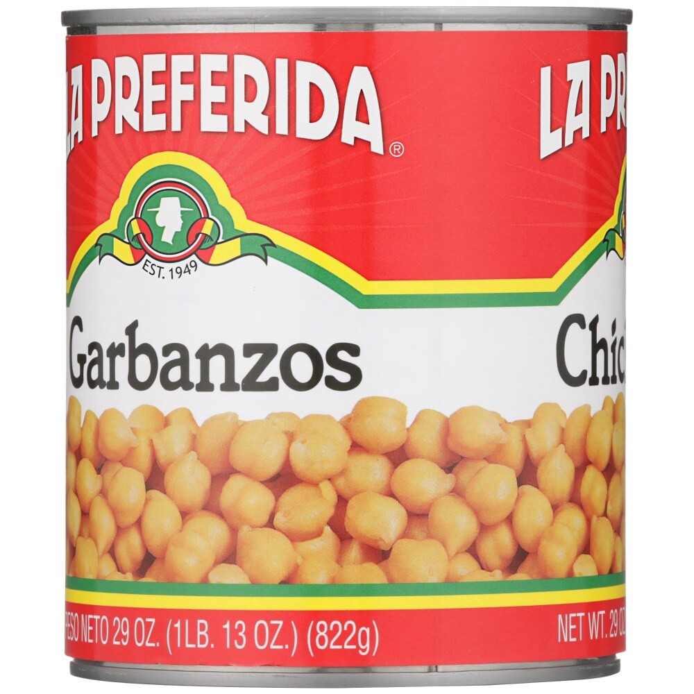 slide 4 of 4, La Preferida Chick Peas, 29 oz