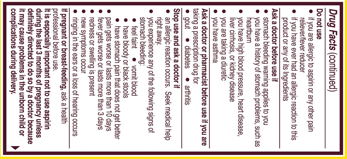 slide 5 of 9, Bayer Coated Caplets 500 mg Extra Strength Aspirin 24 ea Box, 24 ct