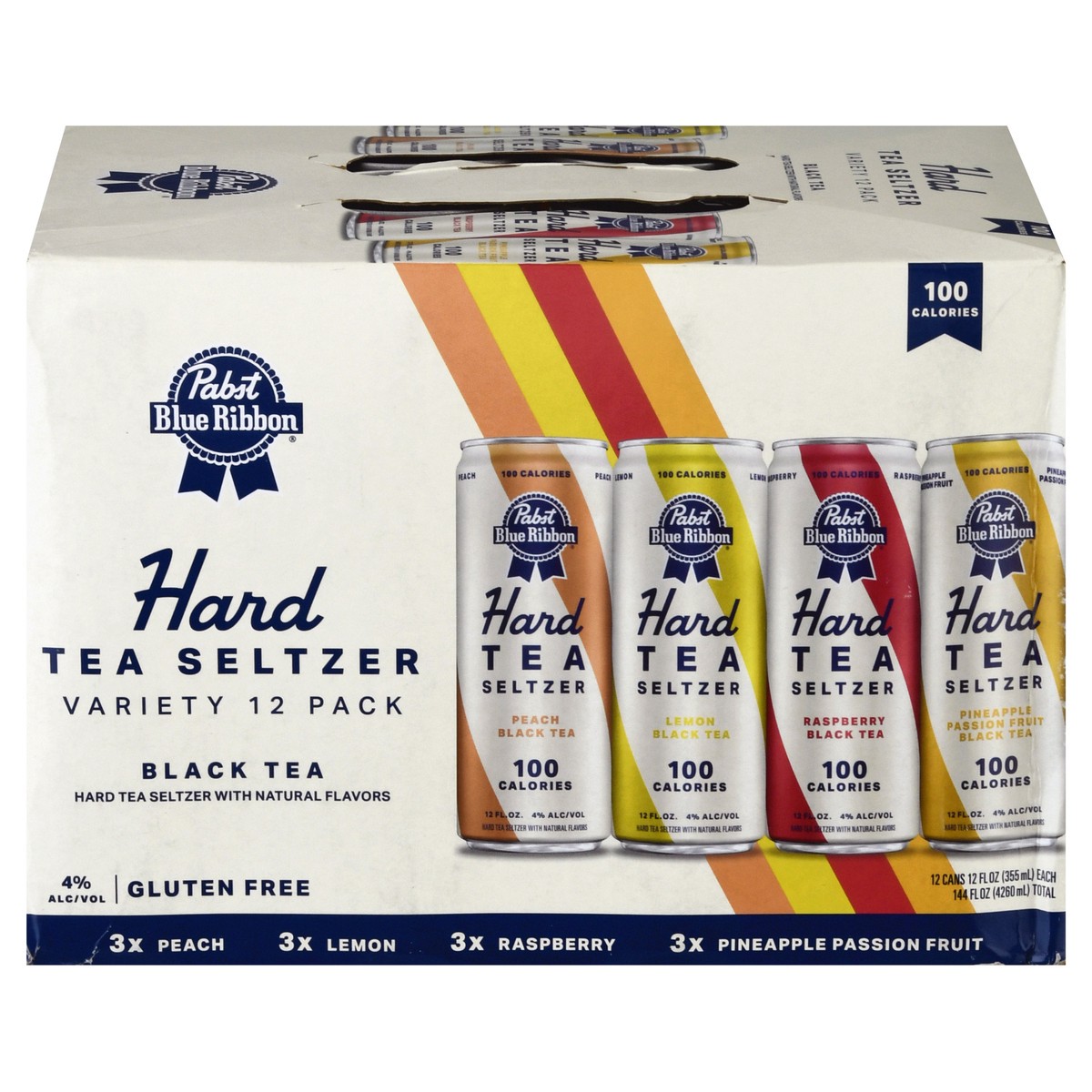 slide 1 of 9, Pabst Hard Seltzer Hard Tea Var 12Pk Can, 12 ct; 12 oz