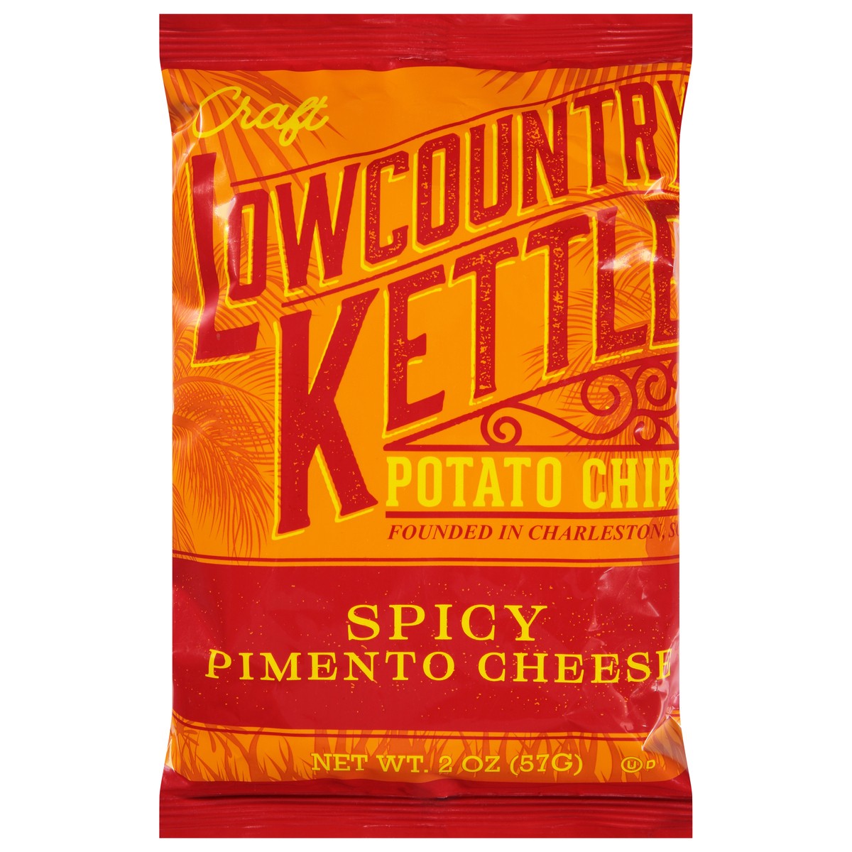 slide 4 of 14, Lowcountry Kettle Craft Spicy Pimento Cheese Potato Chips 2 oz, 2 oz