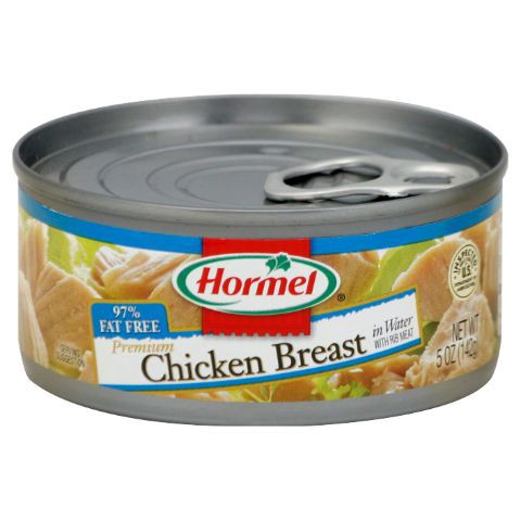 slide 1 of 1, Hormel Chunked Chicken Breasts,