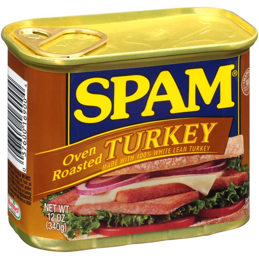 slide 3 of 8, SPAM Oven Roasted Turkey, 12 oz