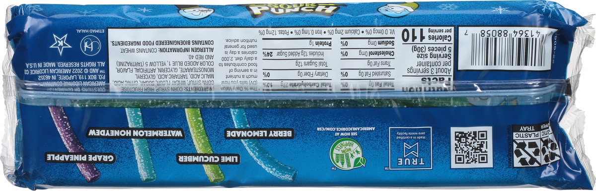 slide 8 of 9, Sour Punch Arctic Straws, 3.2oz Tray, 3.2 oz