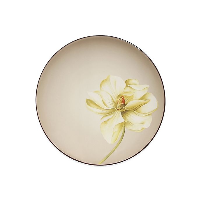 slide 1 of 1, Noritake Colorwave Floral Accent Plate - Chocolate, 1 ct