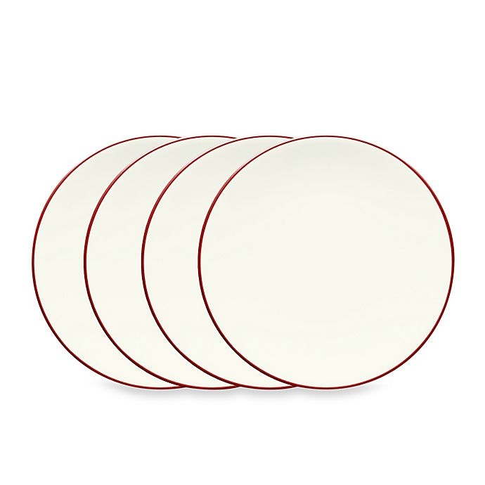 slide 1 of 1, Noritake Colorwave Mini Plates - Raspberry, 4 ct