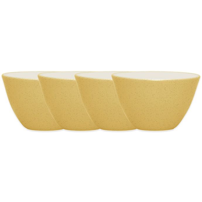 slide 1 of 1, Noritake Colorwave Mini Bowls - Mustard, 4 ct