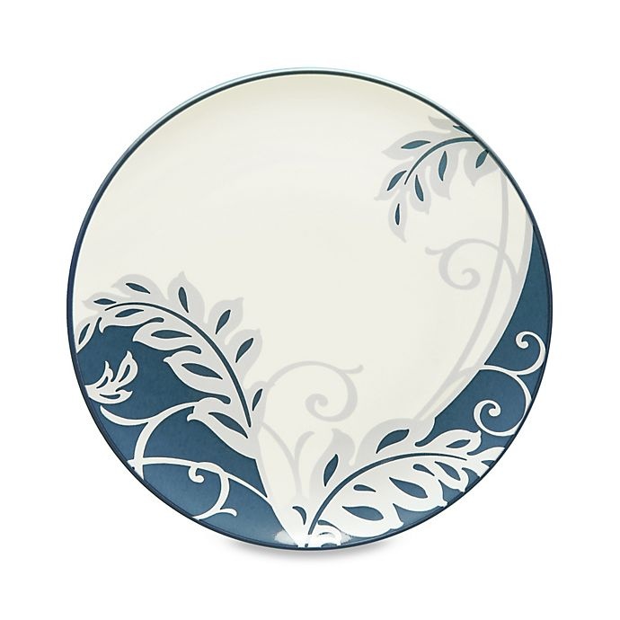 slide 1 of 1, Noritake Colorwave Plume Accent Plate - Blue, 1 ct