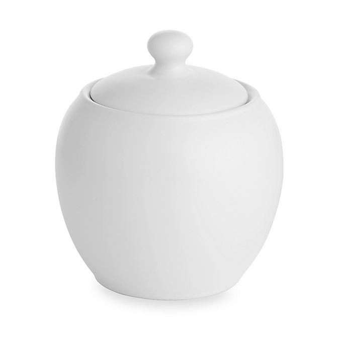 slide 1 of 1, Noritake Colorwave Covered Sugar Bowl - White, 1 ct