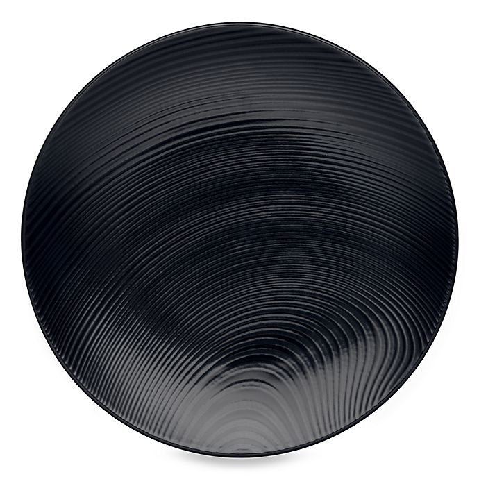 slide 1 of 2, Noritake Black on Black Dune Salad Plate, 1 ct