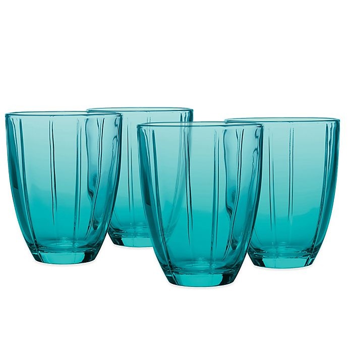 slide 1 of 2, Noritake Colorwave Tumblers - Turquoise, 4 ct