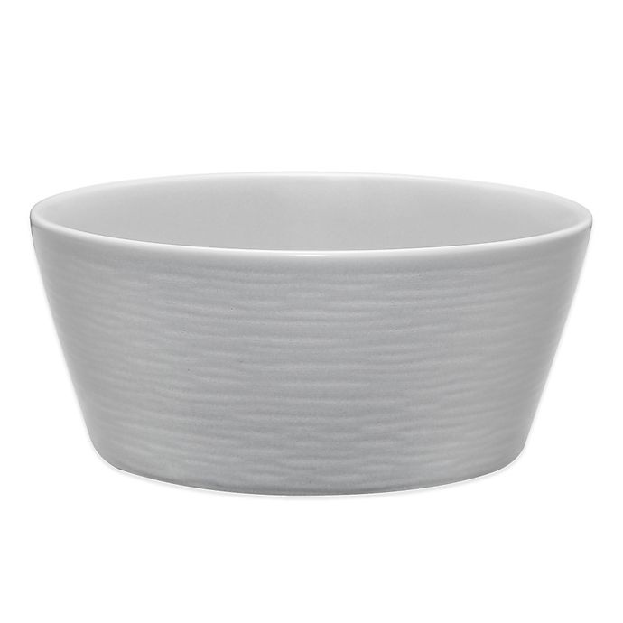 slide 1 of 1, Noritake Grey on Grey Swirl Fruit Bowl, 1 ct