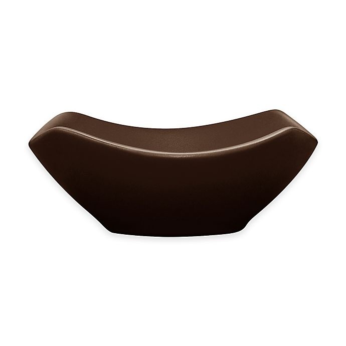 slide 1 of 2, Noritake Colorwave Small Square Bowl - Chocolate, 1 ct