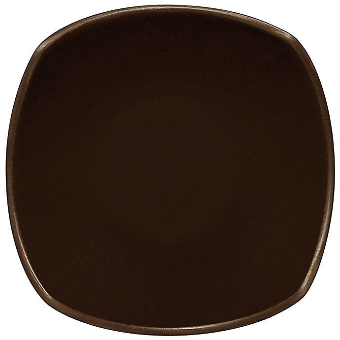 slide 2 of 2, Noritake Colorwave Large Square Bowl - Chocolate, 1 ct