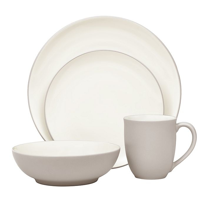 slide 1 of 1, Noritake Colorwave Coupe Place Setting - Sand, 4 ct