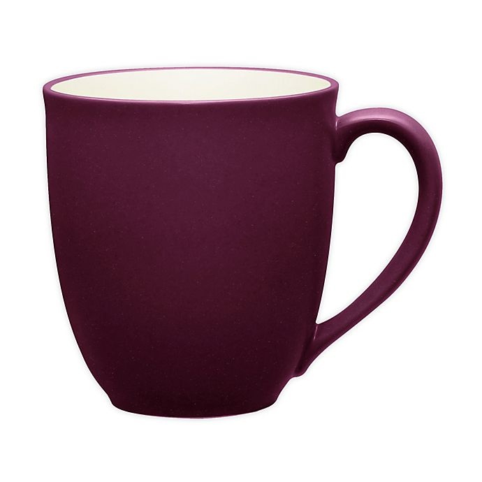 slide 1 of 3, Noritake Colorwave Mug - Burgundy, 1 ct