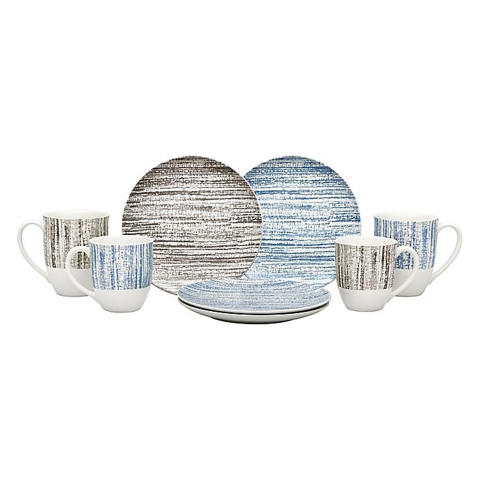 slide 5 of 7, Noritake Colorwave Weave Accent Plate - Blue, 1 ct