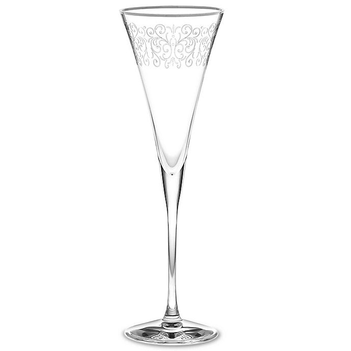 slide 2 of 2, Noritake Odessa Platinum Champagne Flute, 1 ct