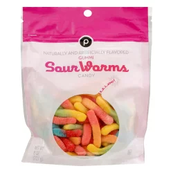 Publix Gummi Sour Worms Candy