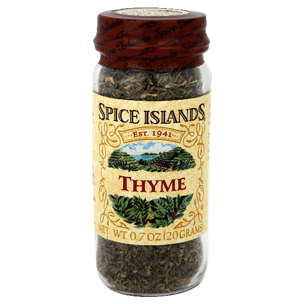 slide 1 of 1, Spice Islands Thyme Jar, 0.7 oz