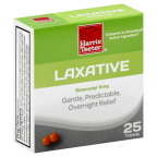 slide 1 of 1, Harris Teeter Laxative Tablets, 25 ct