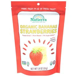 Natierra Organic Strawberries + Bananas - 1.8 oz