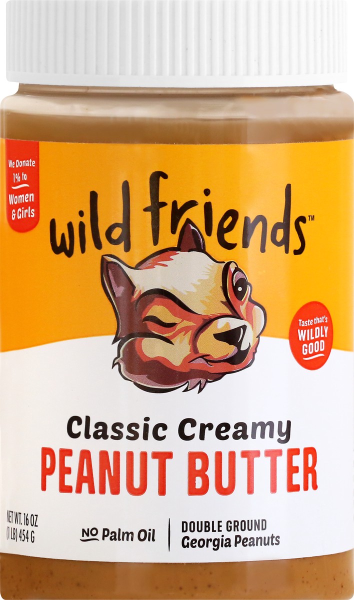 slide 7 of 13, Wild Friends Classic Creamy Peanut Butter 16 oz, 16 oz