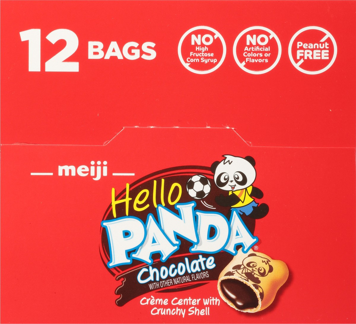 slide 11 of 11, Meiji Cookie, Chocolate, Hello Panda, Bite Size, 12 Bags, 12 ct