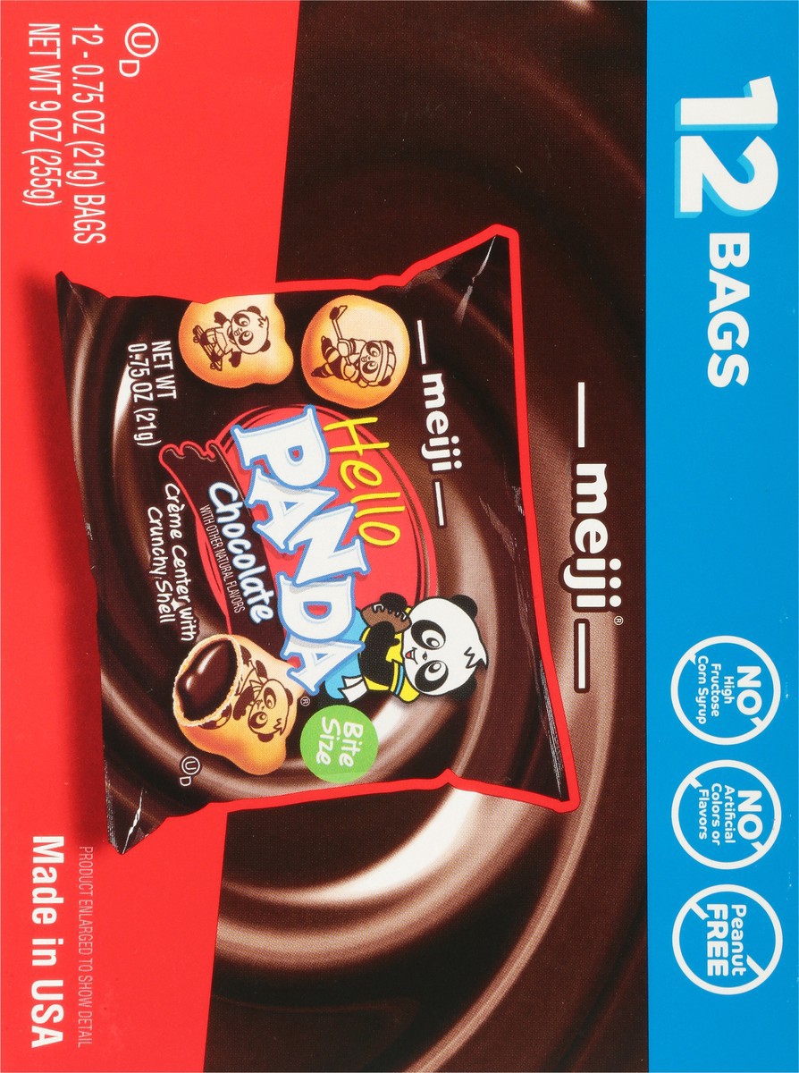 slide 6 of 11, Meiji Cookie, Chocolate, Hello Panda, Bite Size, 12 Bags, 12 ct