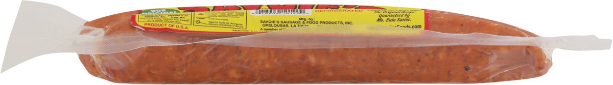 slide 14 of 14, Savoie's Cajun Hickory Smoked Andouille Sausage, 16 oz