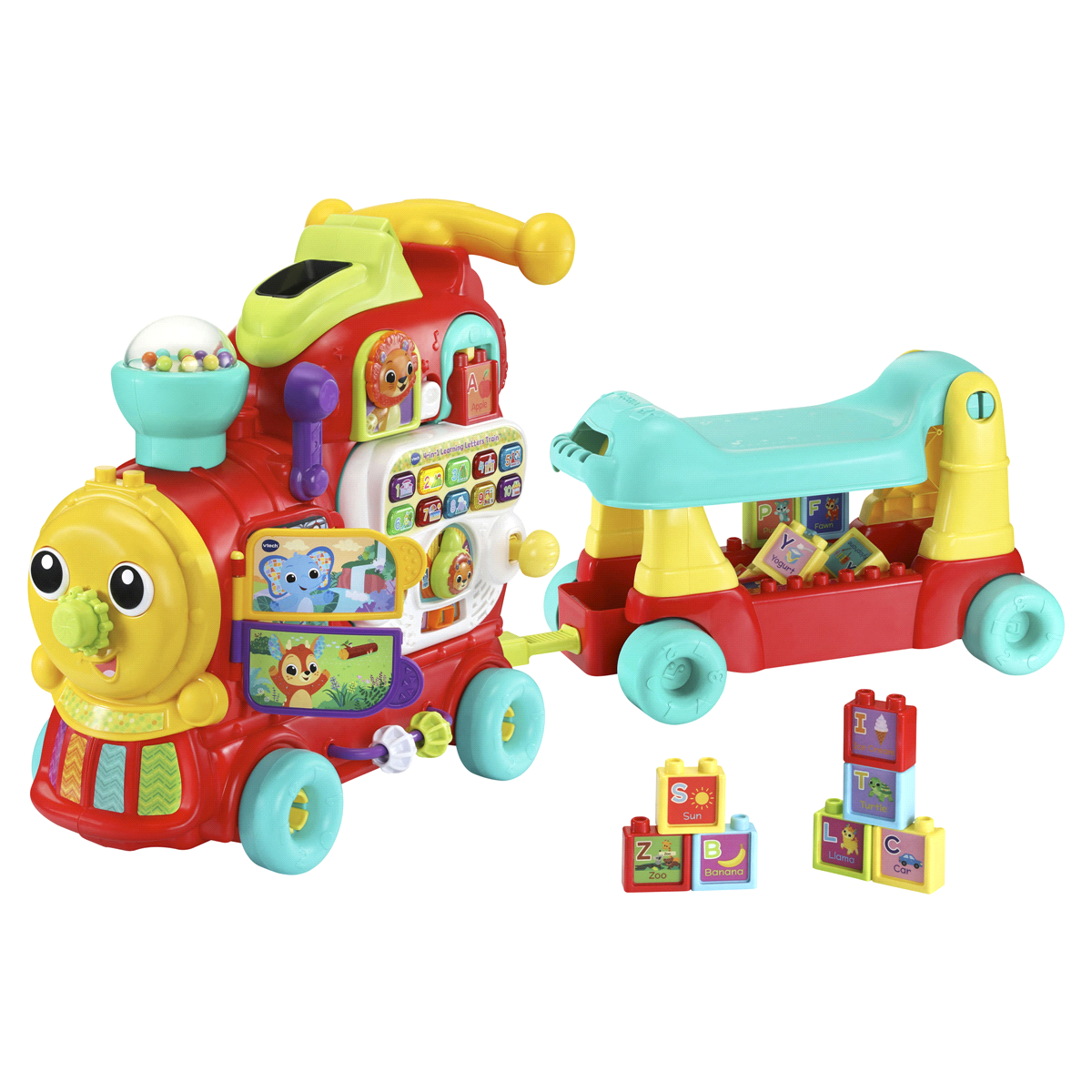 slide 1 of 5, VTech 4-in-1 Learning Letters Train, 1 ct