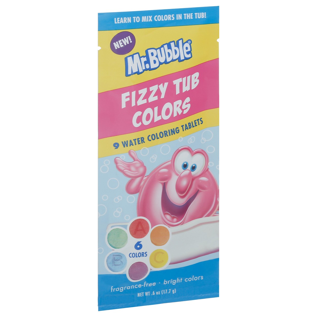 slide 2 of 9, Mr. Bubble Fizzy Tub Colors Water Coloring Tablets 9 ea, 9 ct