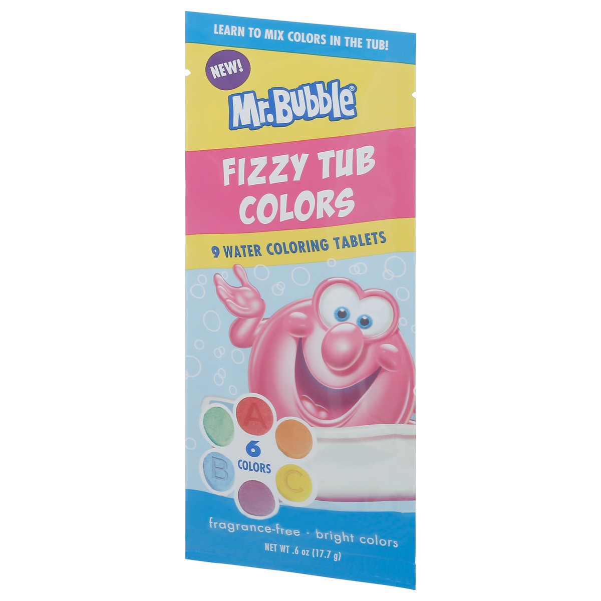 slide 3 of 9, Mr. Bubble Fizzy Tub Colors Water Coloring Tablets 9 ea, 9 ct