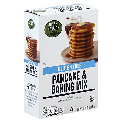 slide 1 of 1, Open Nature Pancake & Baking Mix Gluten Free Gluten Free, 16 oz