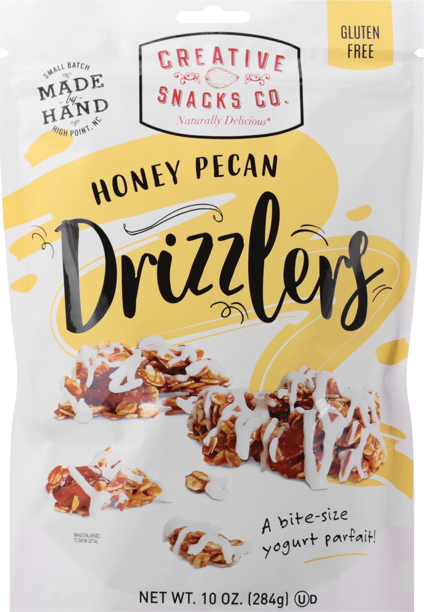 slide 6 of 13, Creative Snacks Honey Pecan Drizzlers 10 oz, 10 oz