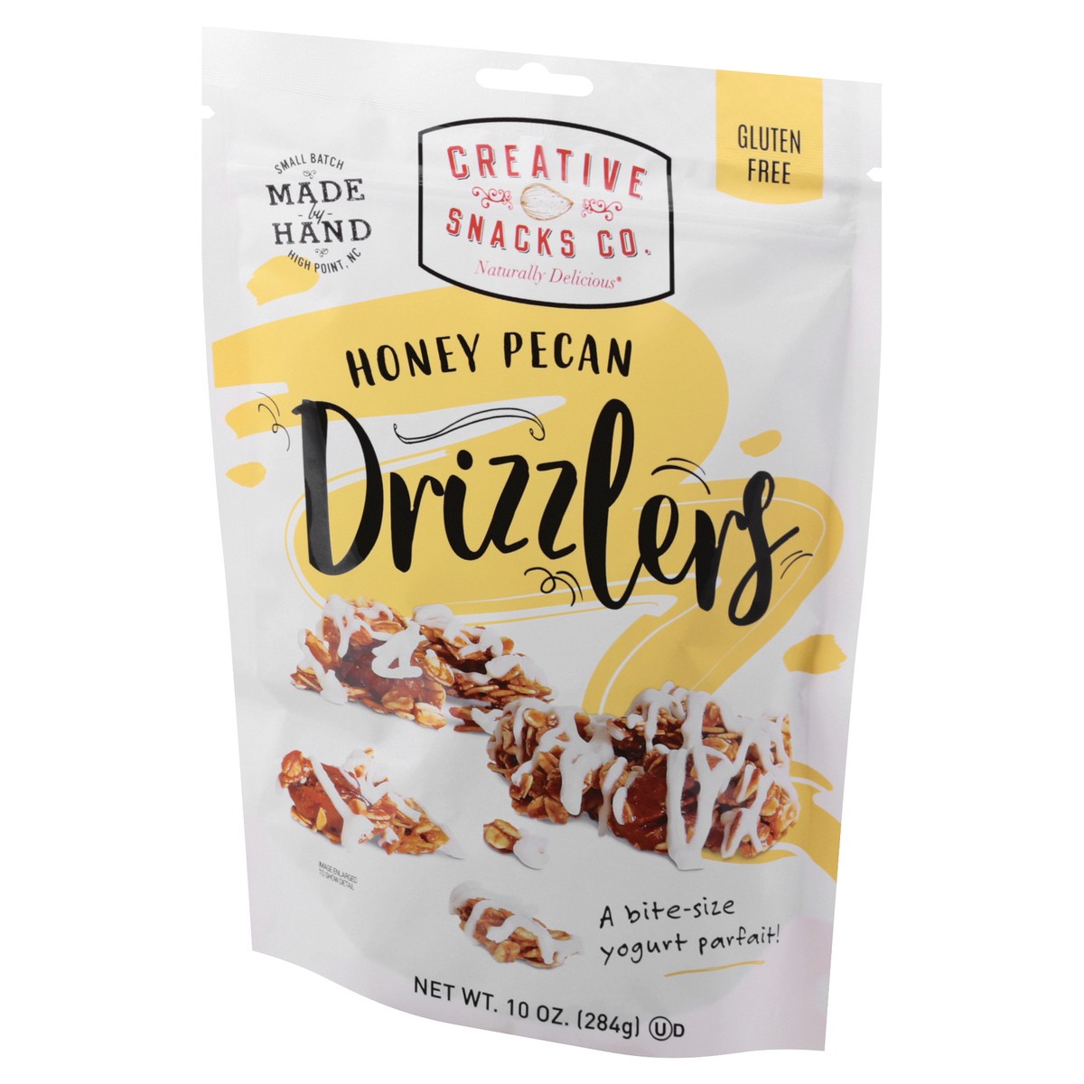 slide 12 of 13, Creative Snacks Honey Pecan Drizzlers 10 oz, 10 oz